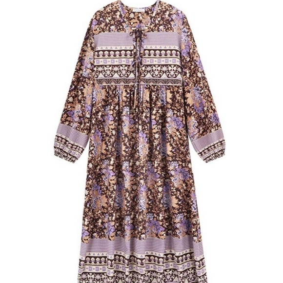 NWOT 🆕 🌿BOHO MAXI DRESS🌿 - Picture 2 of 9